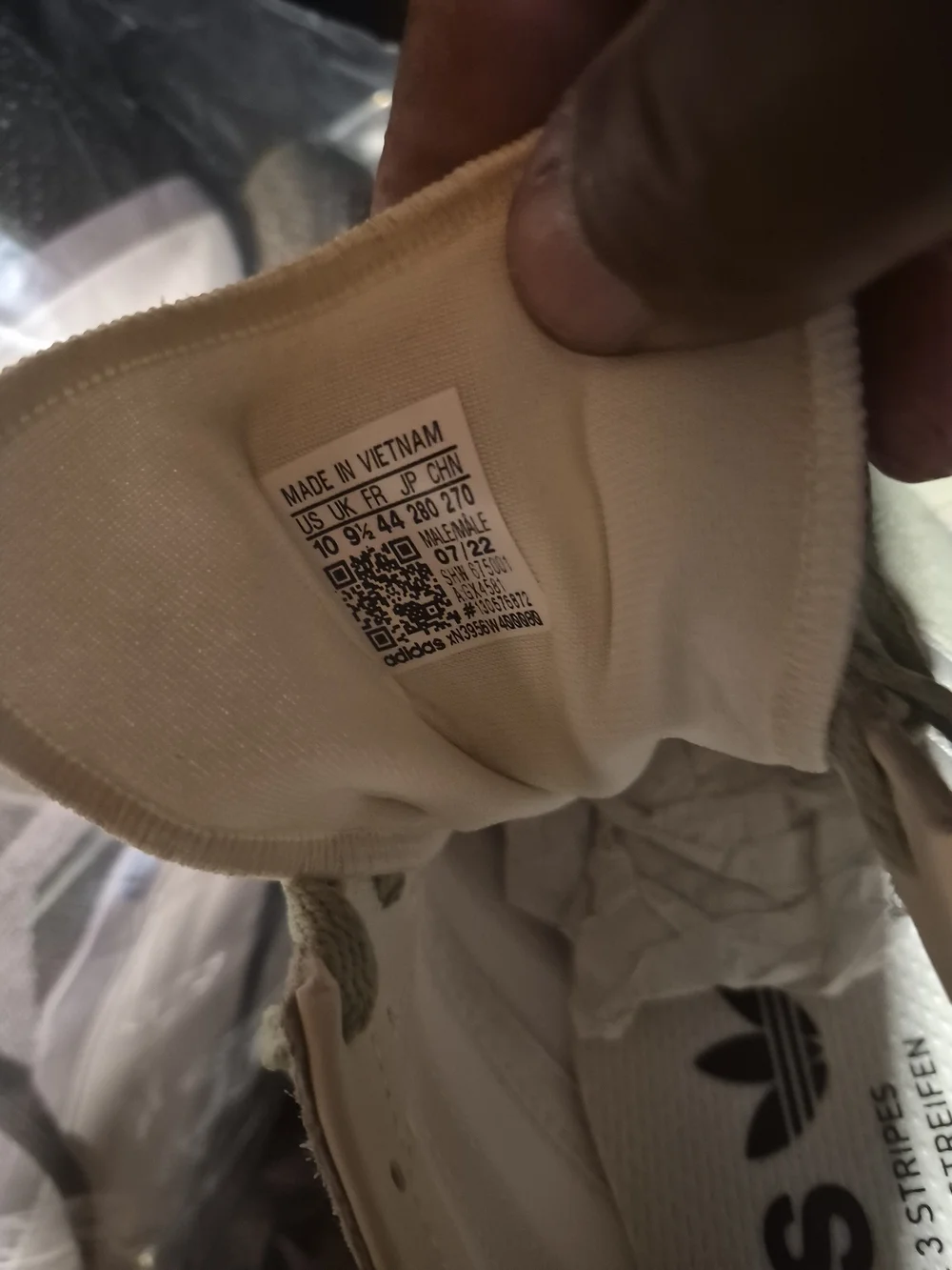 adidas TRX Vintage Men's Sneakers in Off-White and Light Olive
